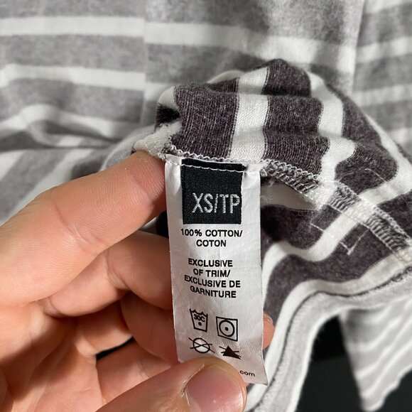 Reigning Champ Striped Cotton Long Sleeve Shirt Size XS - Picture 4 of 7